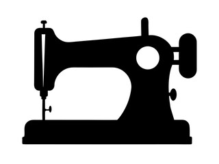 symbol,silhouette,vector,icon,sewing machine  simple   silhouette vector,sewing machine icon