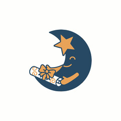 Enchanting Cosmic Messenger: Whimsical Vector for Innovative Storytelling & Creative Inspiration