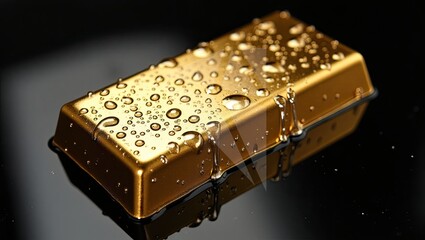 golden christmas gift