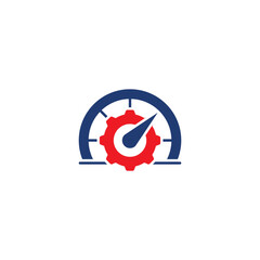 Fototapeta premium Speed Icon Set – High Speed, Speed Machine, Car Speed Meter, Digital Speedometer, Racing and Performance Vector Icons