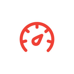 Obraz premium Speed Icon Set – High Speed, Speed Machine, Car Speed Meter, Digital Speedometer, Racing and Performance Vector Icons