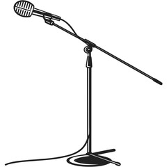 microphone isolated on white background