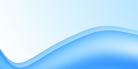 Soft and refreshing blue and white gradient abstract background. A sky of flowing fluffy clouds abstraction concept theme. Vector Illustration.