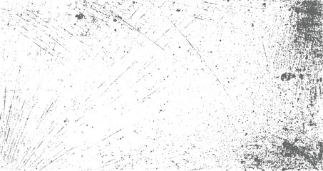 Subtle Grunge Texture with Horizontal Scratch Lines, Vintage Worn Effects, Ideal for Overlays, Textile Design, and Retro vector design on transparent background