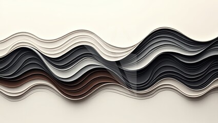 abstract wavy lines background