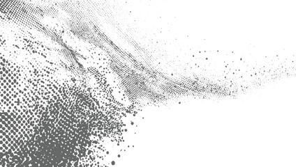 Abstract halftone dotted Dotted gradient halftone  Horizontal seamless dotted pattern in pop art style. vector design on transparent background