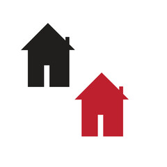 house icon. Logo element illustration. house design. colored collection. house concept. Can be used in web and mobile