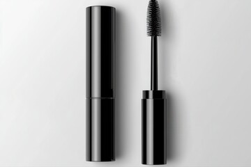 Eyelash Mascara Set for Long Lashes Beauty Makeup Products Photo on transparent background