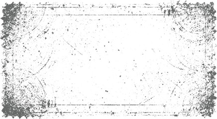 Grunge frame noise texture vector design on transparent background