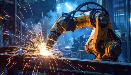 Robotic Welding in Industrial Setting