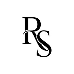 Elegant RS Monogram Logo for Wedding and Boutique Branding