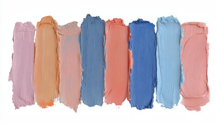 Colorful cosmetic swatches (2)