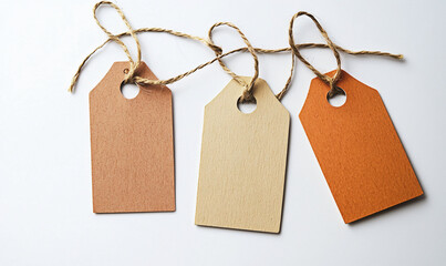 Colorful Blank Tags for Labeling, Pricing or Crafting Purposes