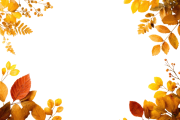 Autumn leaves frame (3)