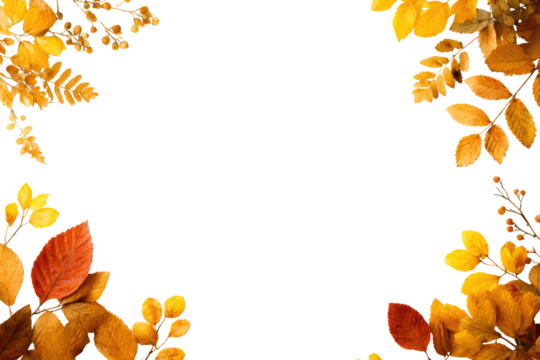 Autumn leaves frame (3)