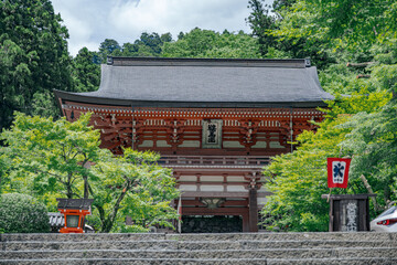 【#京都】鞍馬寺の仁王門