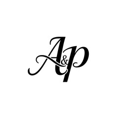 Modern AP Typography Logo for Professional Business Branding