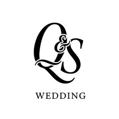 Modern QS Typography Logo for Professional Business Branding