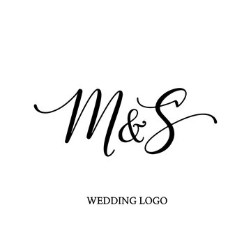 Custom MS Signature Monogram Logo for Personal Brand Identity
