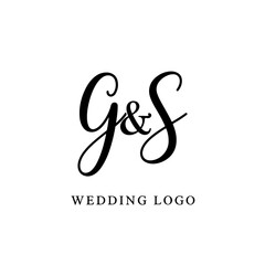Fototapeta premium GS Luxury Initial Letter Logo 