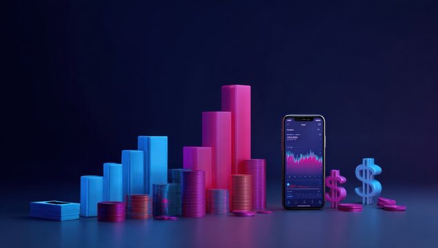 Modern financial data visualization - Powered by Adobe