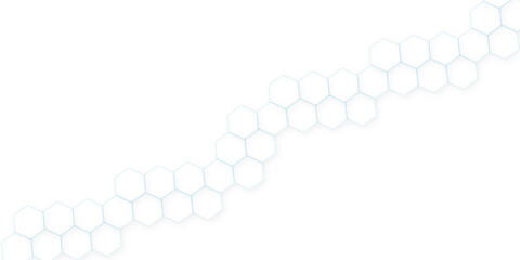 Abstract white hexagon concept background. Seamless pattern with hexagon. Hexagonal white hexagons honeycomb wallpaper. Abstract white lines background