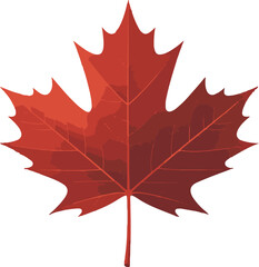 Maple leaf logo template vector icon illustration, Maple leaf vector illustration, Canadian vector symbol, Red maple leaf, Canada symbol, Red Canadian Maple Leaf