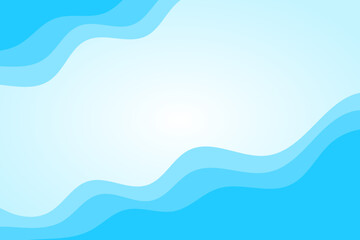 Modern Blue Wave fluid Background. Technology Banner. Vector Illustration. Abstract Business Wallpaper