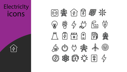 Electricity Icons