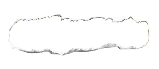 Outlined, irregular, oblong shape