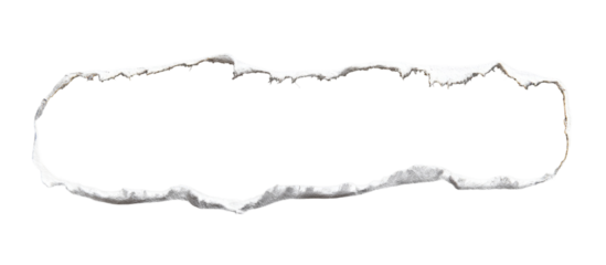 Outlined, irregular, oblong shape