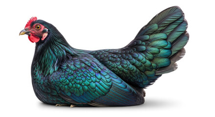 rooster isolated on white background