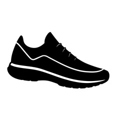Black Running Sneaker Silhouette Vector for Modern Athletic Design
Minimalist Running Shoe Icon, Editable Sneaker Graphic, Clean Athletic Shoe Illustration

