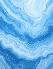 A captivating abstract design featuring swirling, flowing patterns in shades of blue and white.