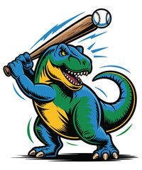 Obraz premium baseball illustration at vector t-shirt design