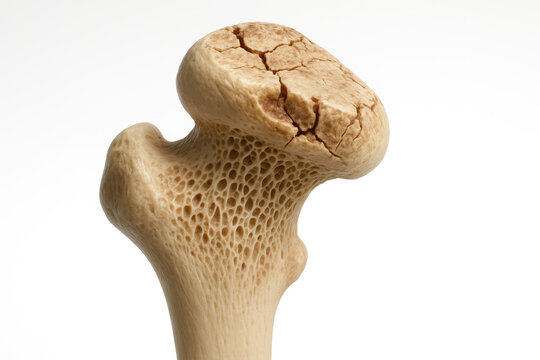 Femur Bone Head Close-up, Osteoporosis Concept - Photo