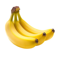 Fresh yellow bananas bunch