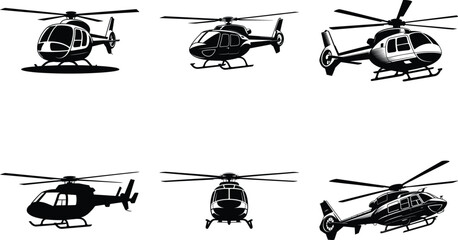 Army Helicopter Silhouette SVG | Battle Aircraft Vector | Cricut & Laser Cut Files