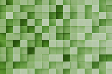 Geometric patterns created from cubes creates a mesmerizing visual effect