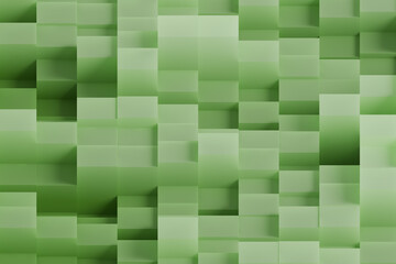 Geometric interconnected cubes form a visually engaging abstract pattern