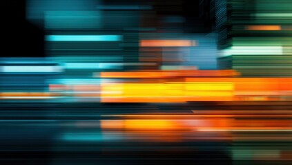 Abstract urban cityscape at night