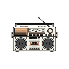 Retro Radio Icon