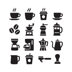 Coffee Icons Set 