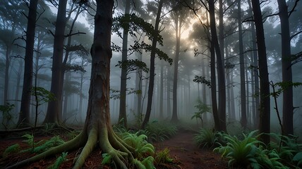 Obraz premium Majestic scenery captured in a cinematic wide angle frame
