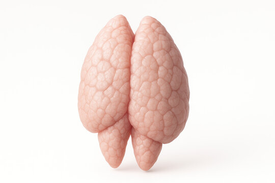 Human Thymus Gland Anatomy: Detailed Illustration for Medical Use [Illustration]