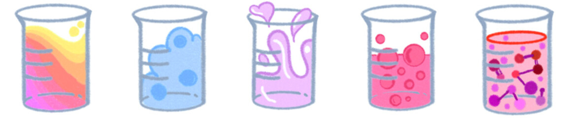 Beaker PNG for School Science Projects, Lab Equipment and Design