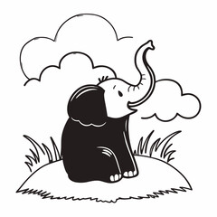 Obraz premium polar bear in the snow