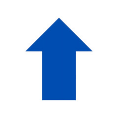 Up arrow (blue)