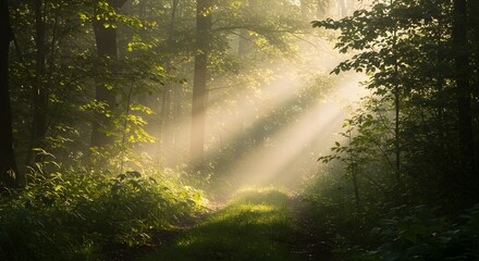Obraz premium Morning Light Silhouettes