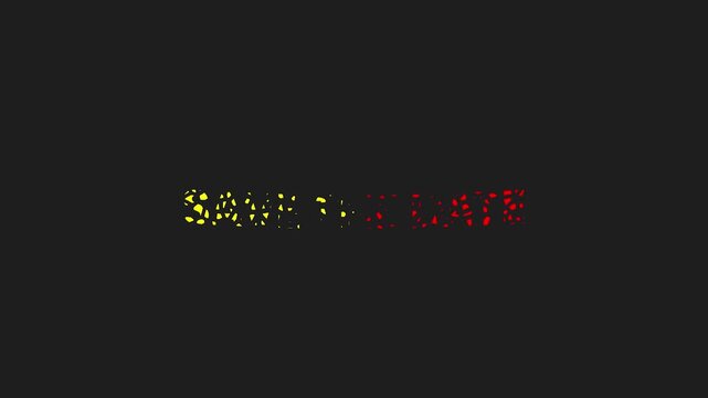 Save the Date Animated Text Design | 4K Event Invitation Motion Graphic